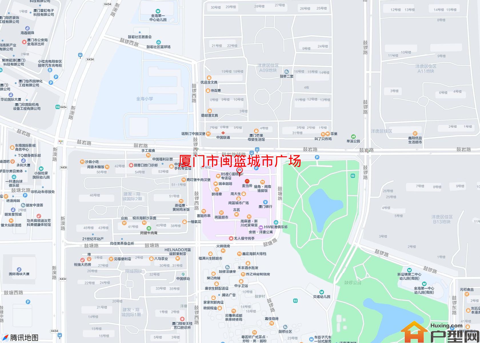 闽篮城市广场小区 - 户型网