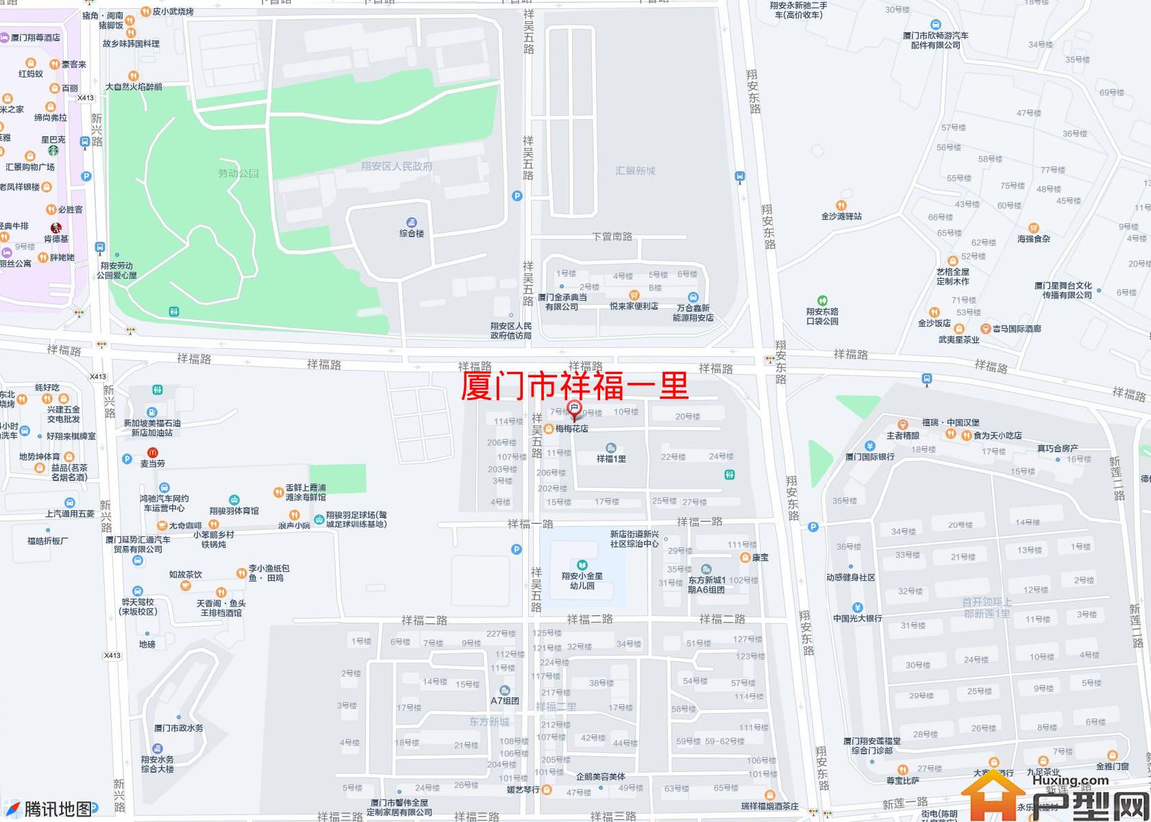 祥福一里小区 - 户型网