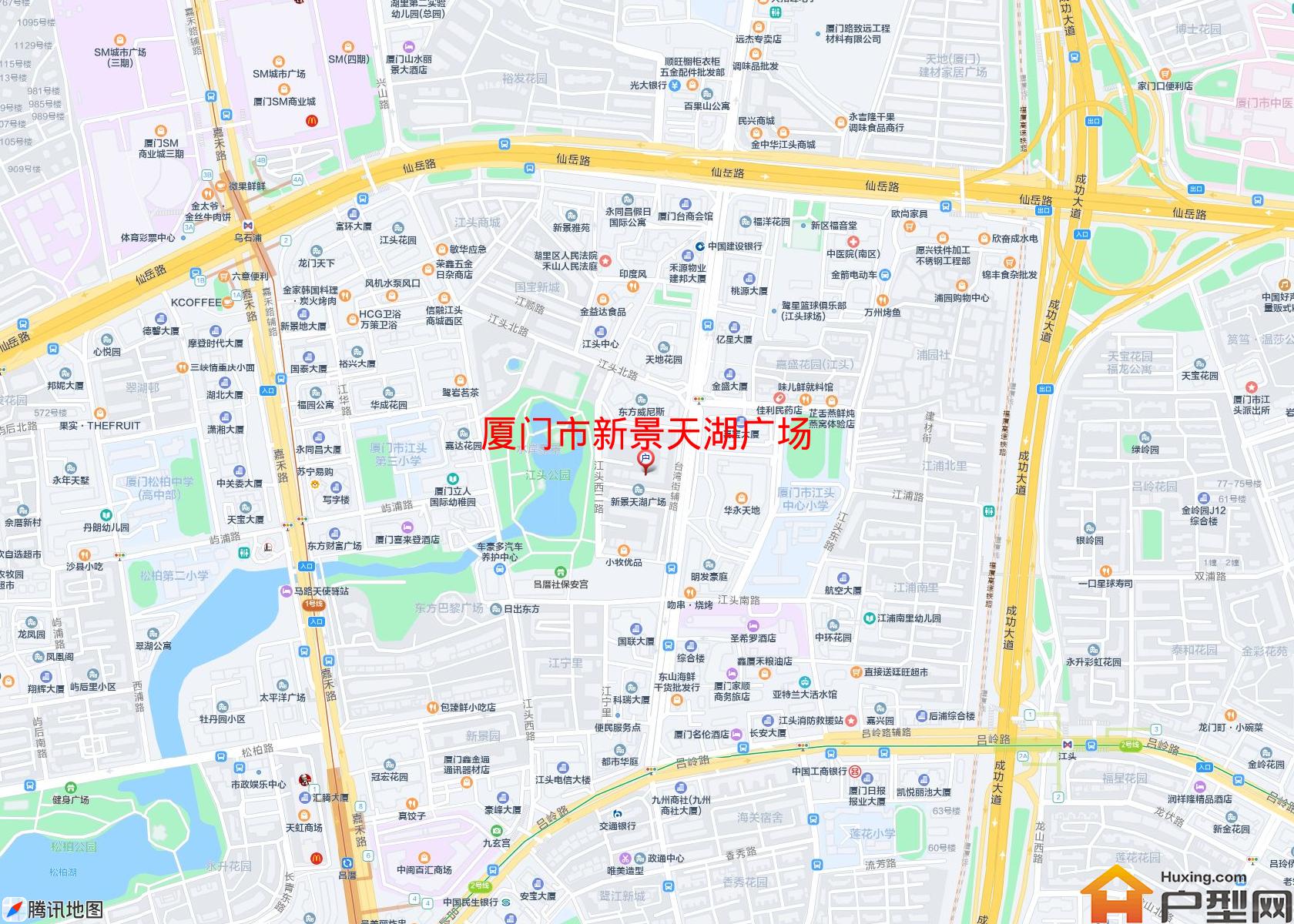 新景天湖广场小区 - 户型网