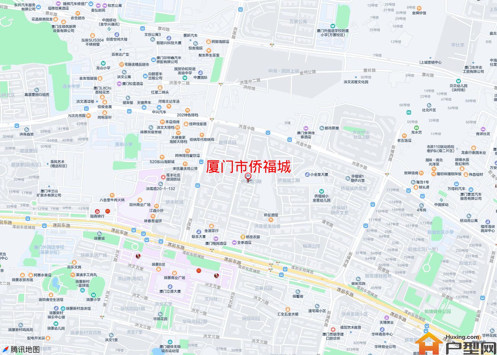 侨福城小区 - 户型网