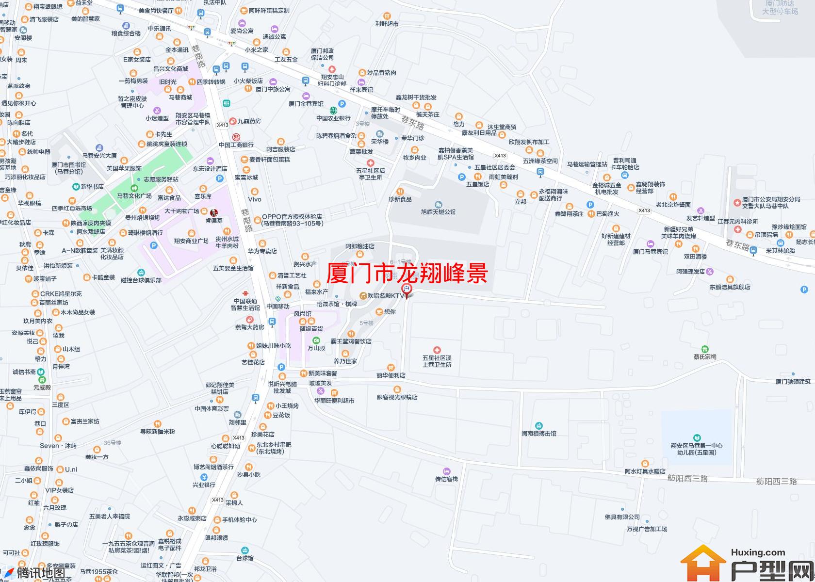 龙翔峰景小区 - 户型网