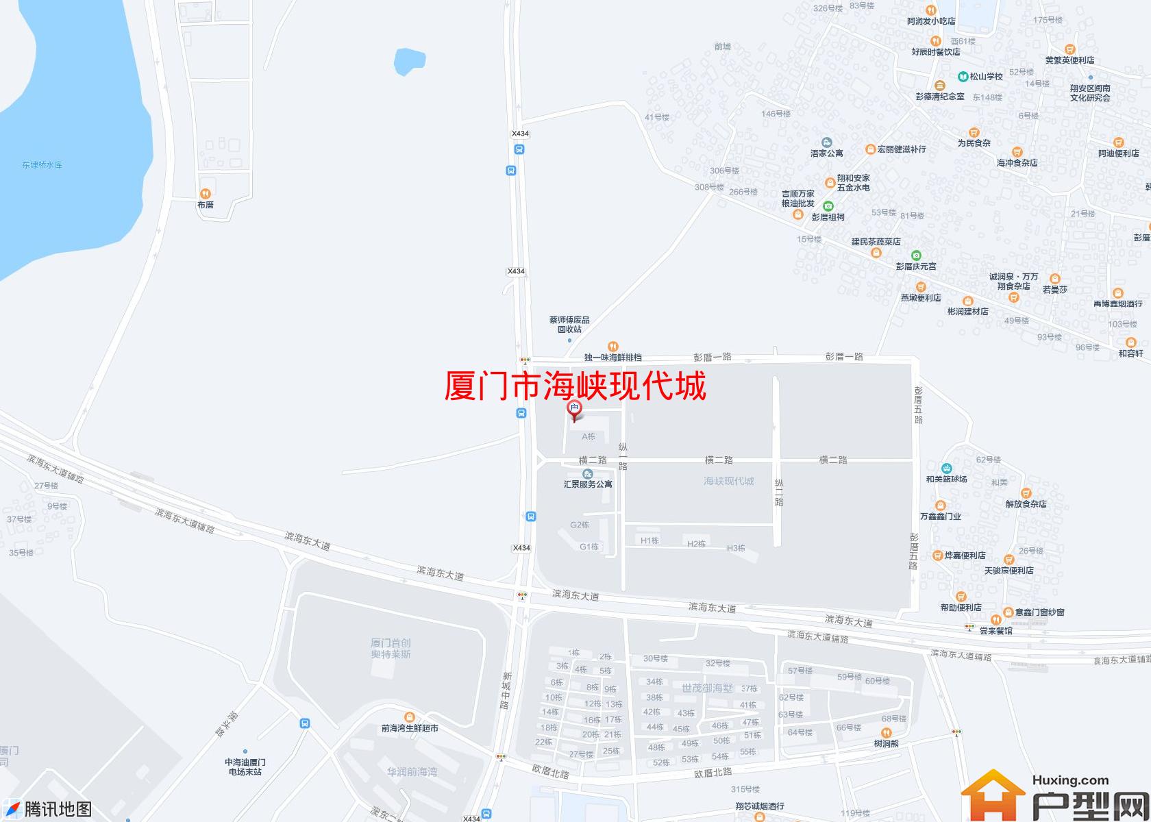 海峡现代城小区 - 户型网