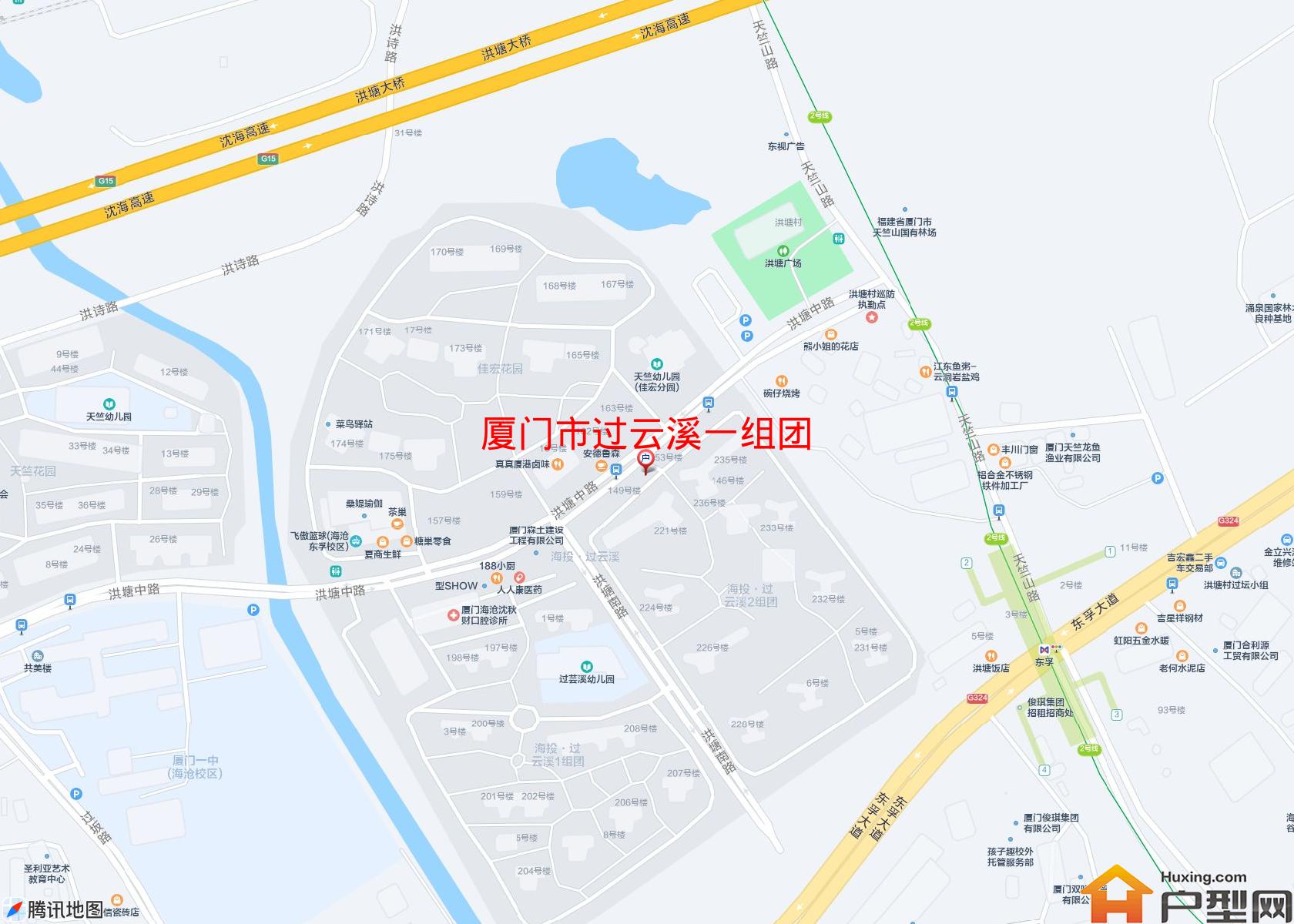 过云溪一组团小区 - 户型网