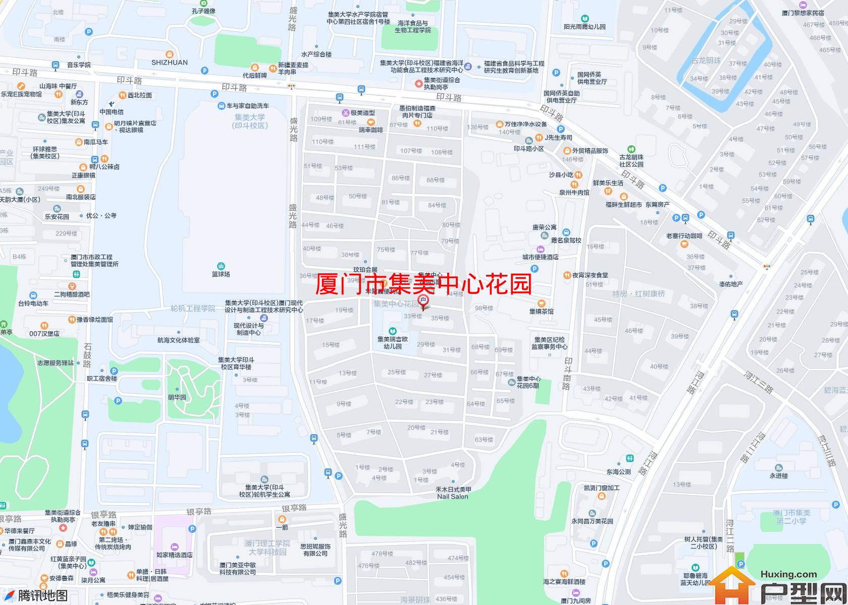 集美中心花园小区 - 户型网