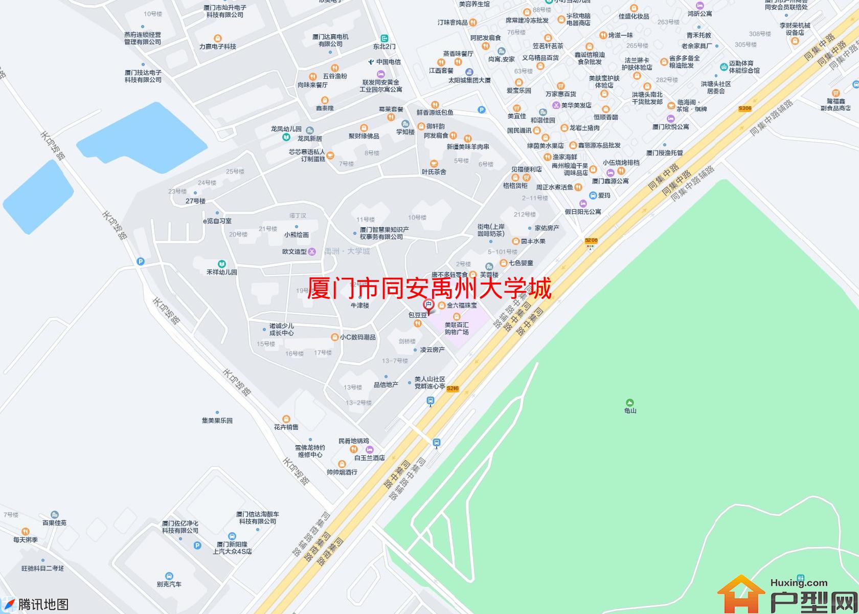 同安禹州大学城小区 - 户型网