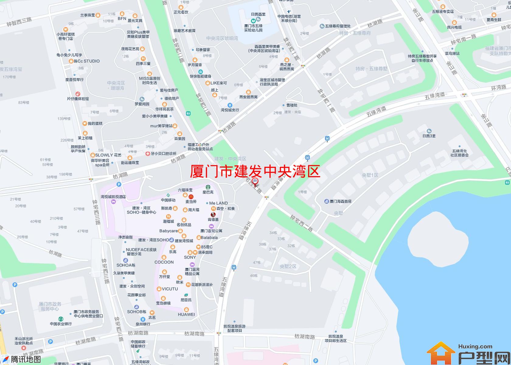 建发中央湾区小区 - 户型网