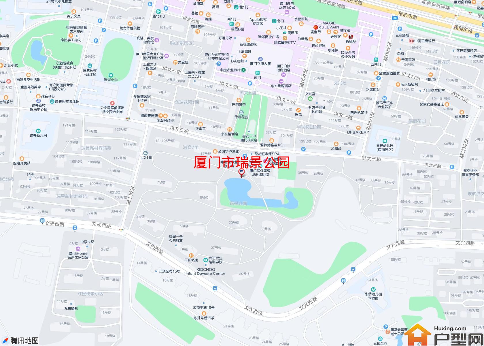 瑞景公园小区 - 户型网