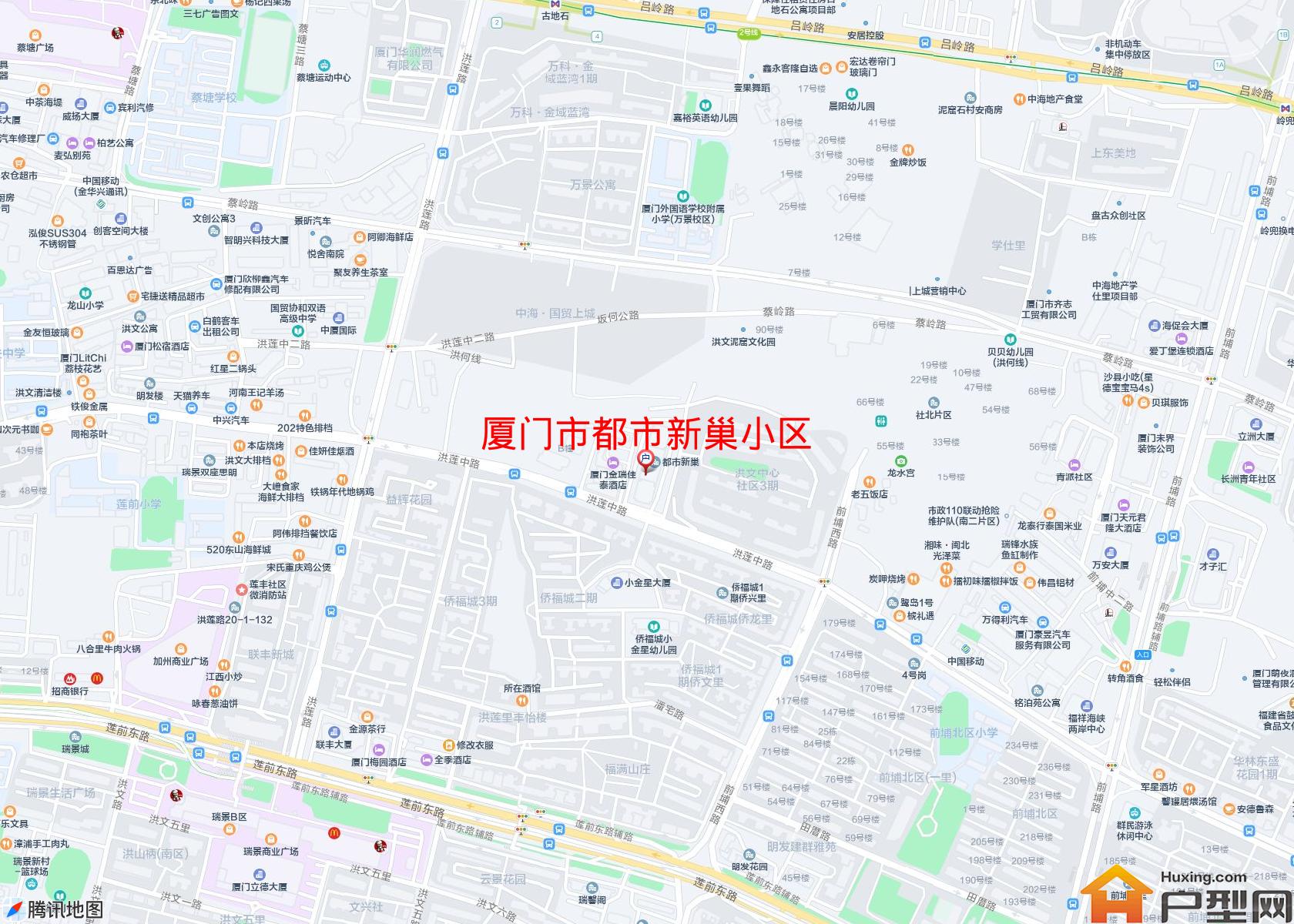 都市新巢小区小区 - 户型网