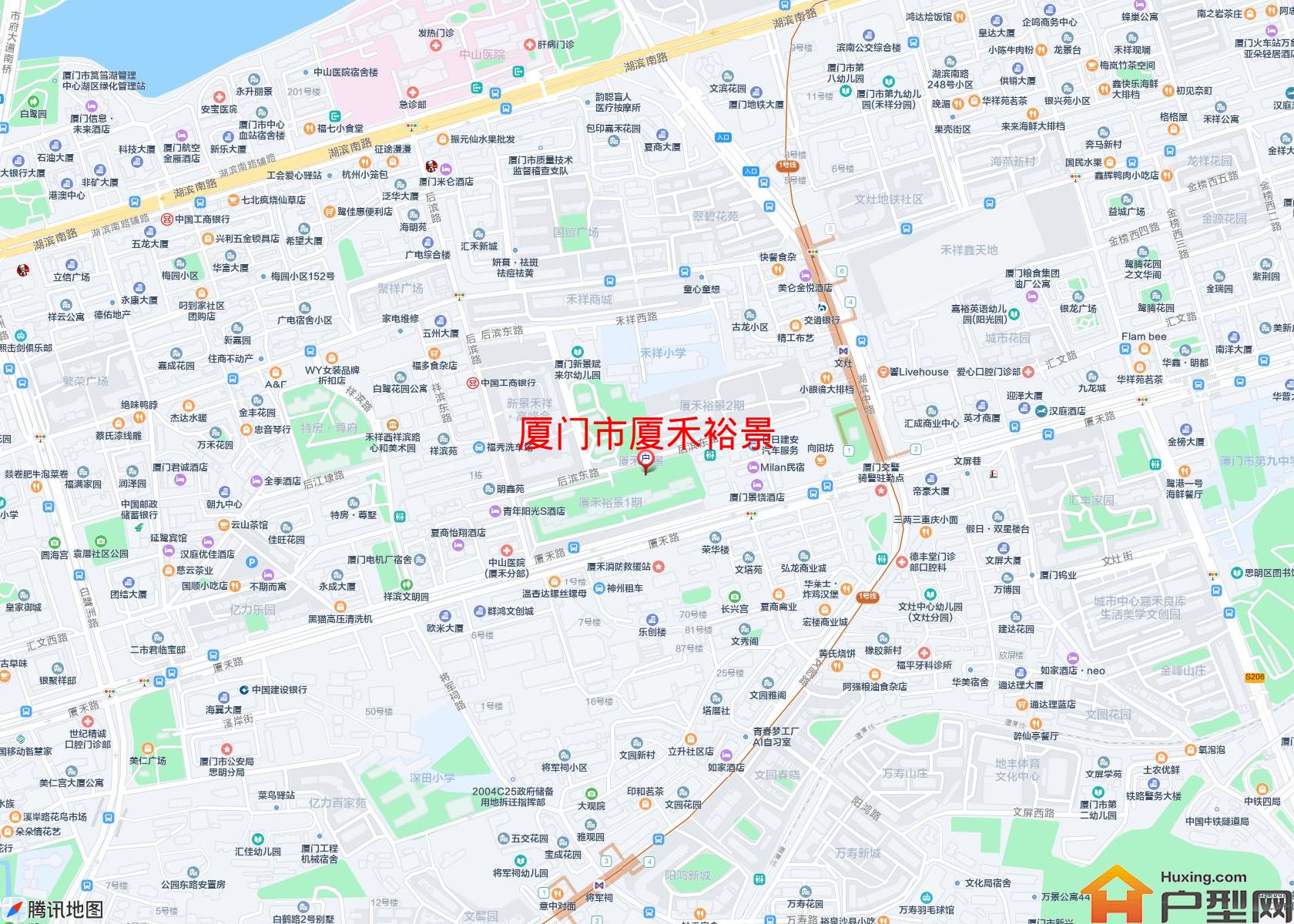 厦禾裕景小区 - 户型网