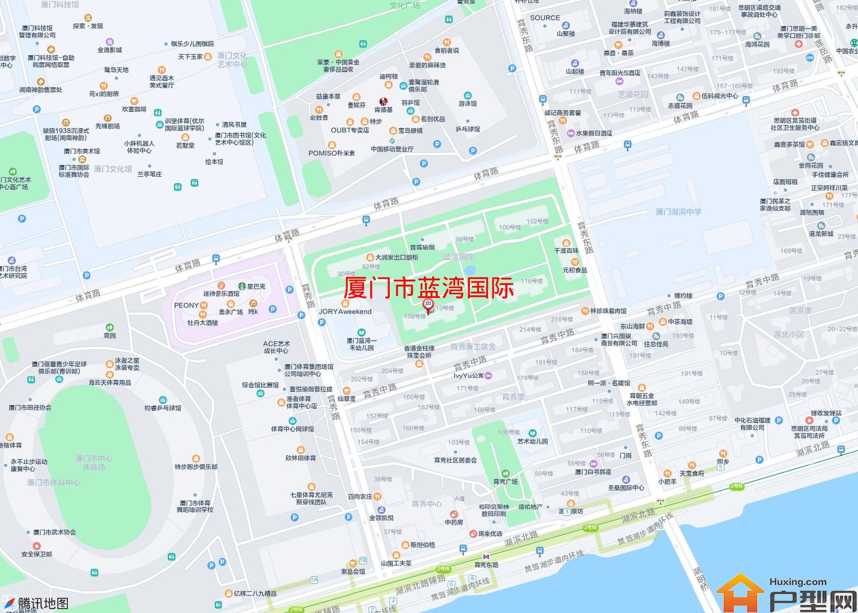 蓝湾国际小区 - 户型网