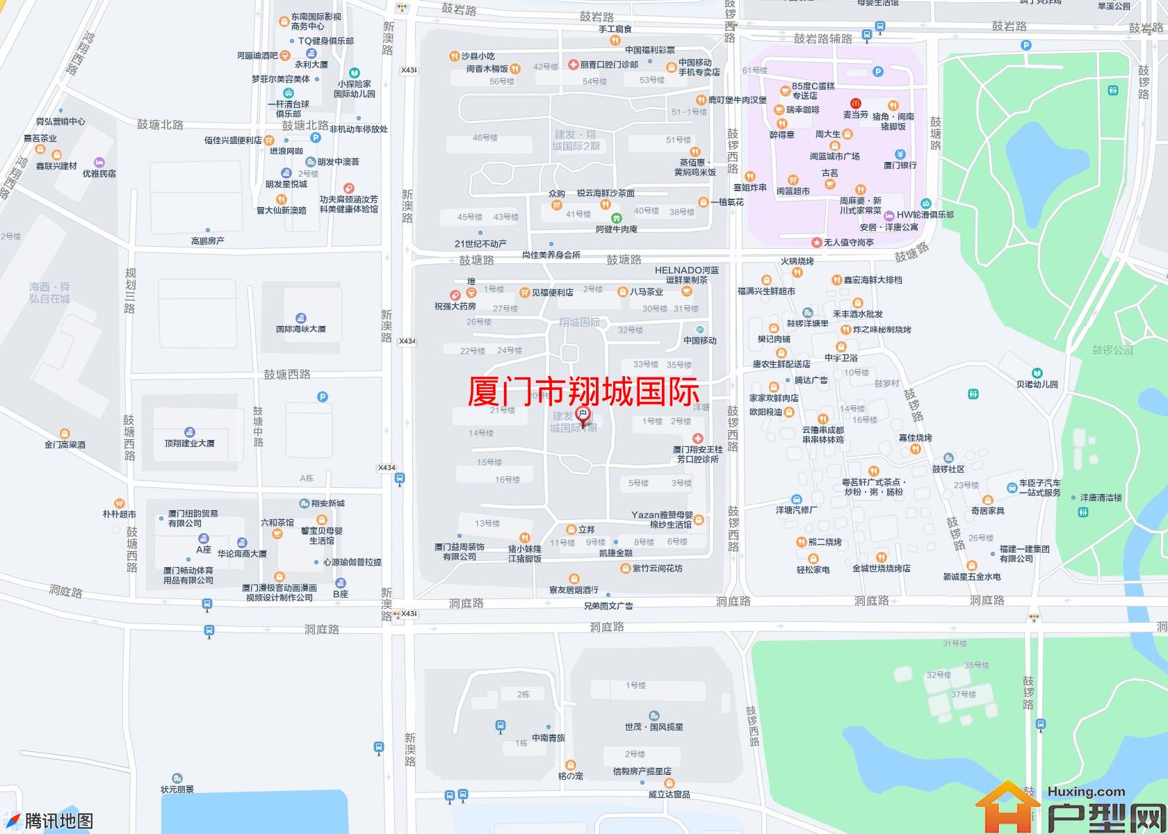 翔城国际小区 - 户型网
