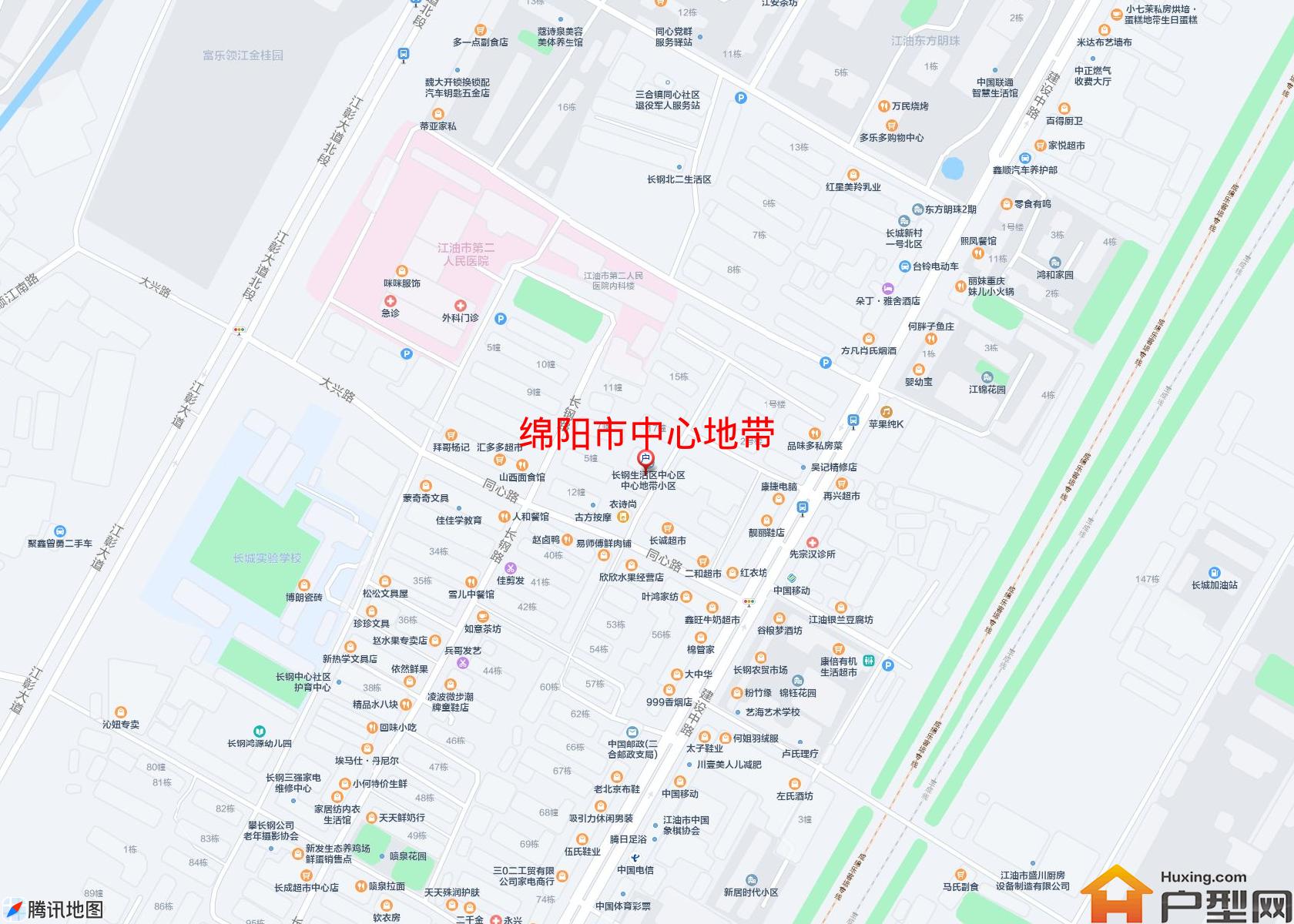 中心地带小区 - 户型网