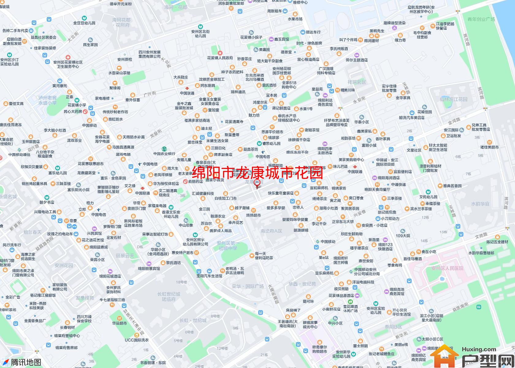 龙康城市花园小区 - 户型网