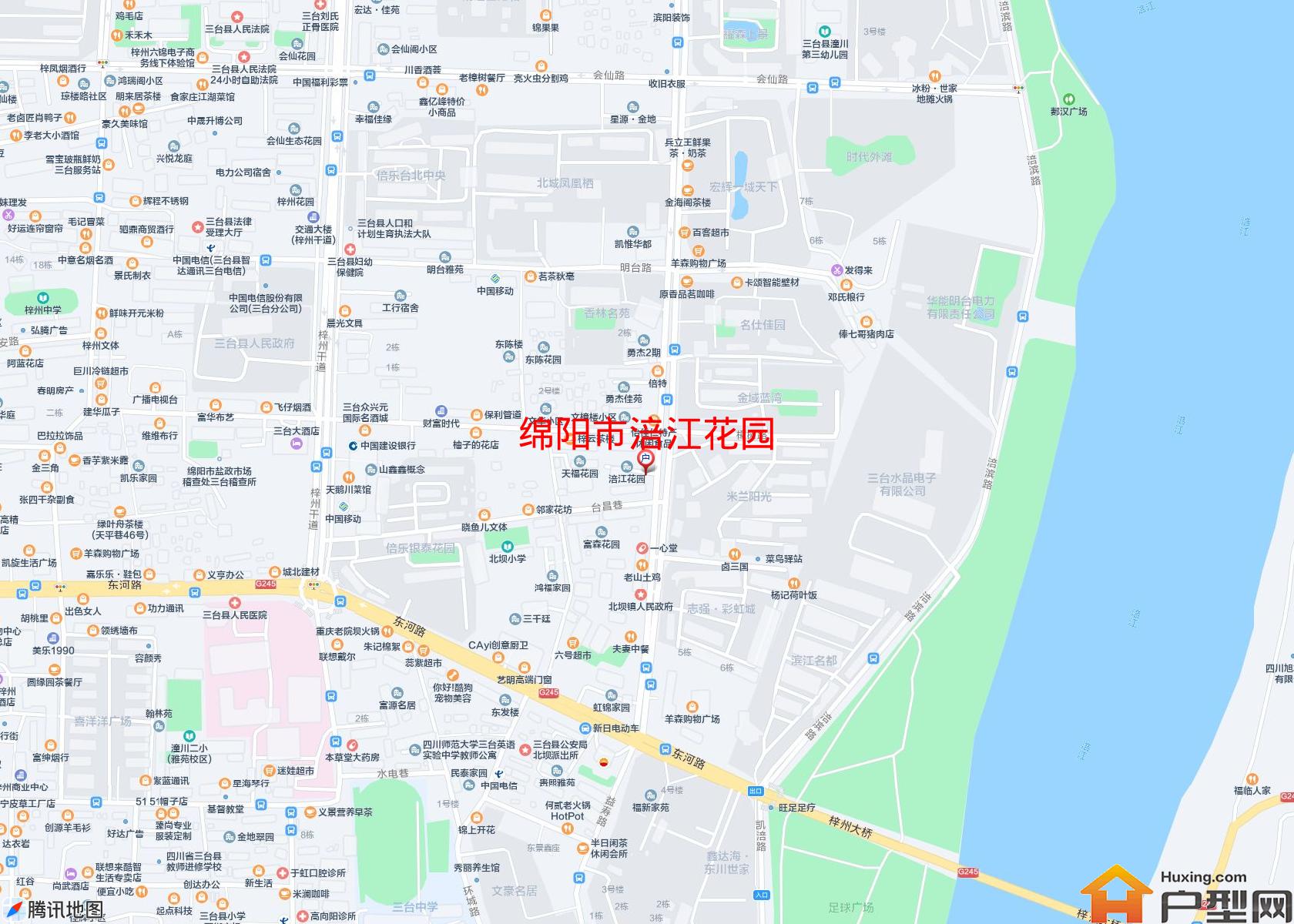 涪江花园小区 - 户型网