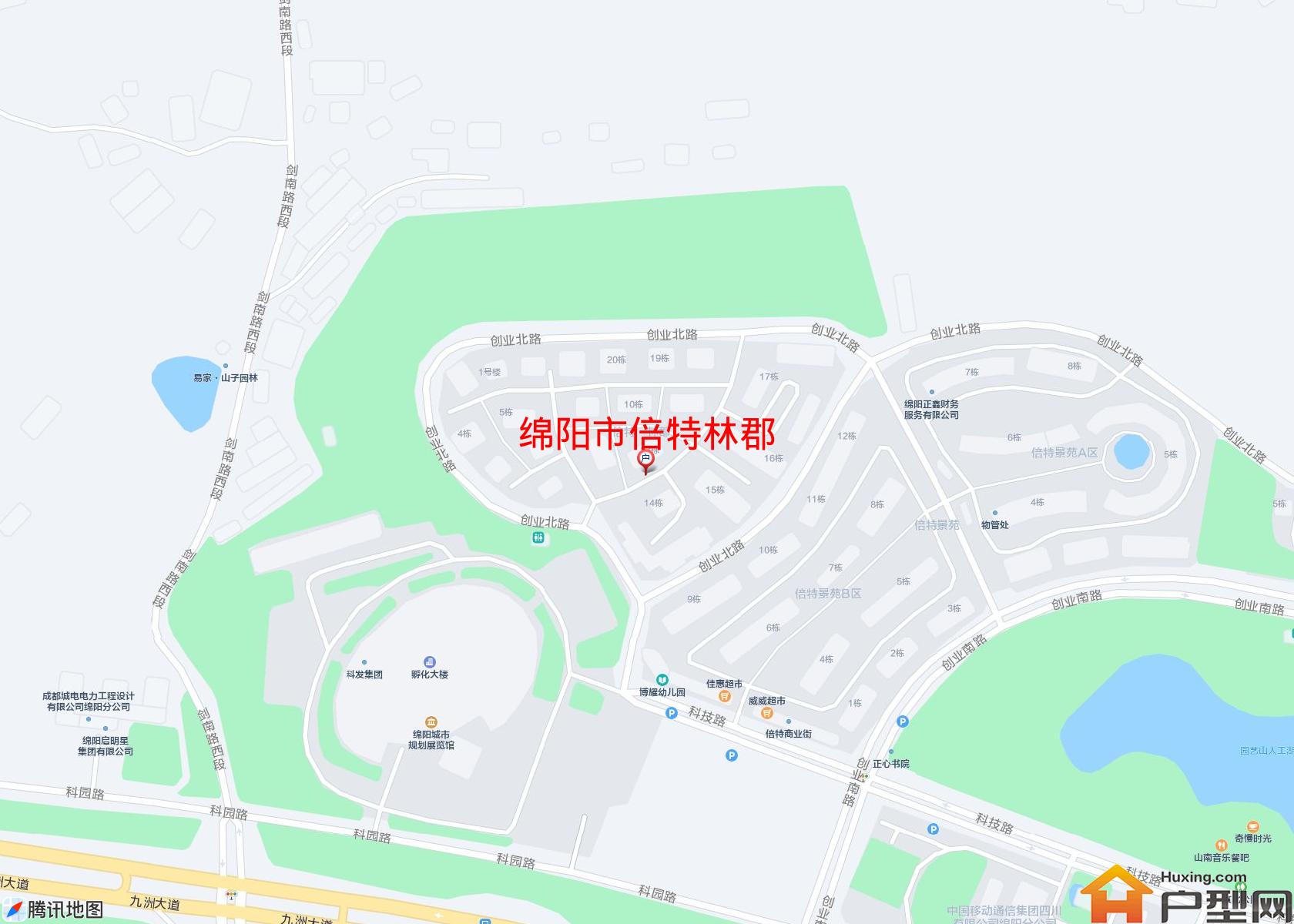 倍特林郡小区 - 户型网