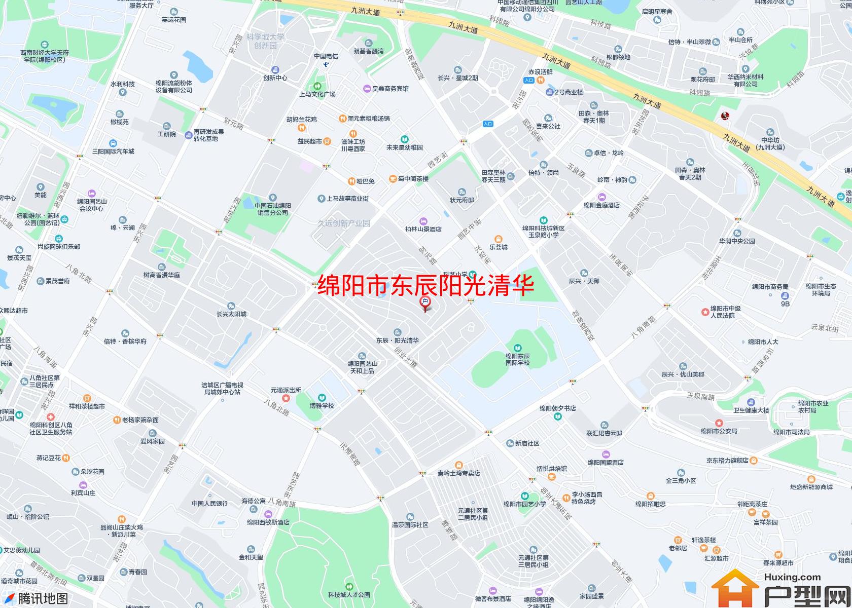 东辰阳光清华小区 - 户型网