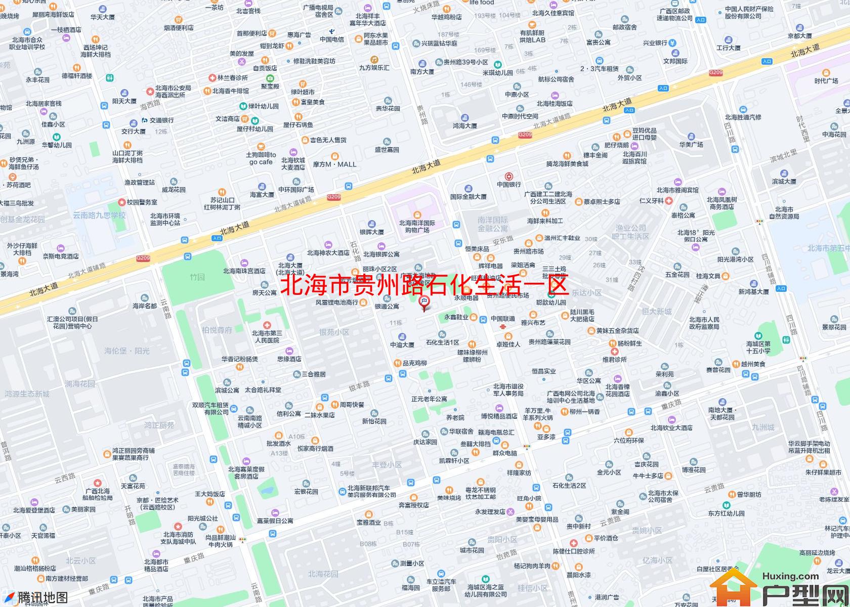 贵州路石化生活一区小区 - 户型网