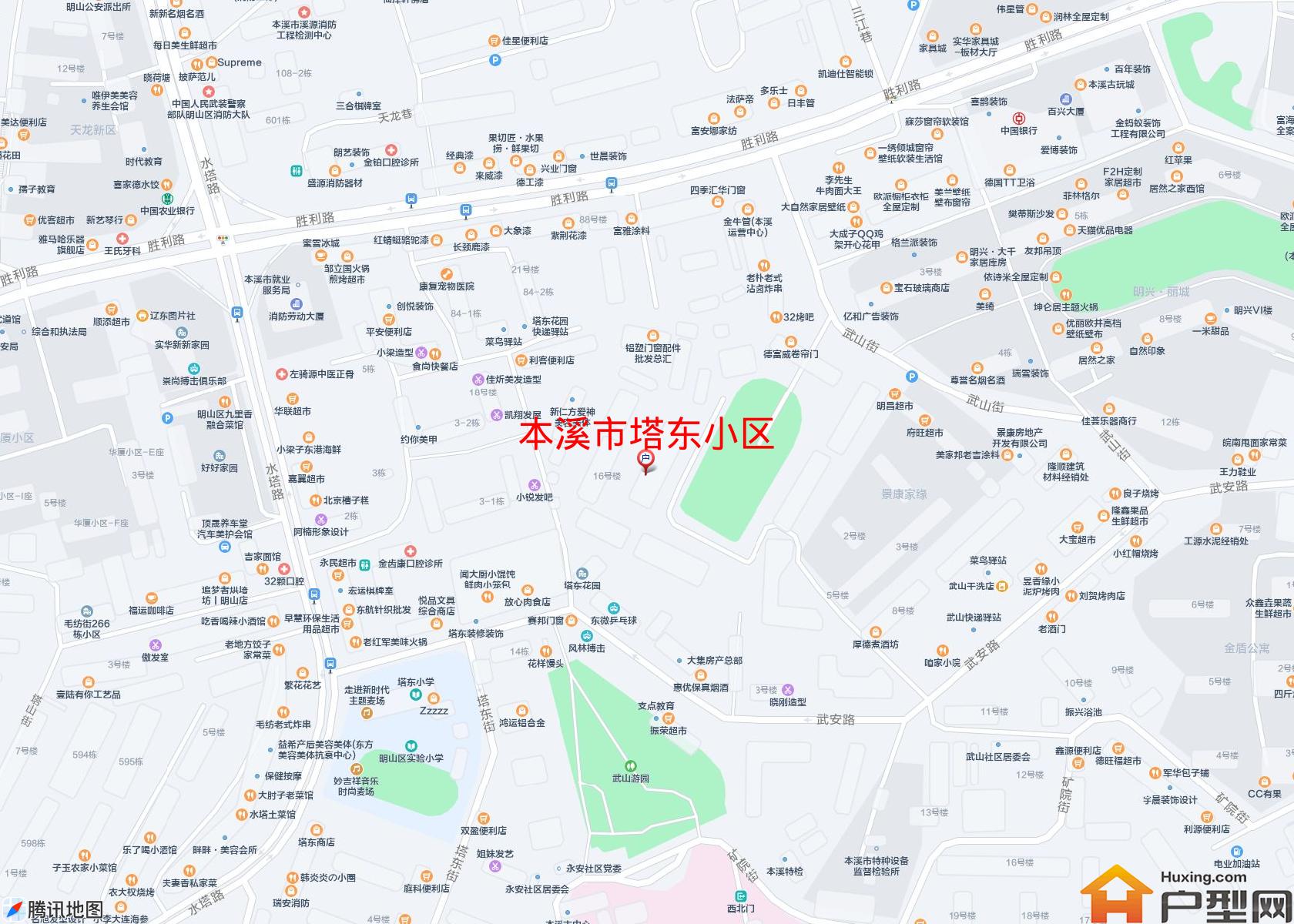 塔东小区小区 - 户型网