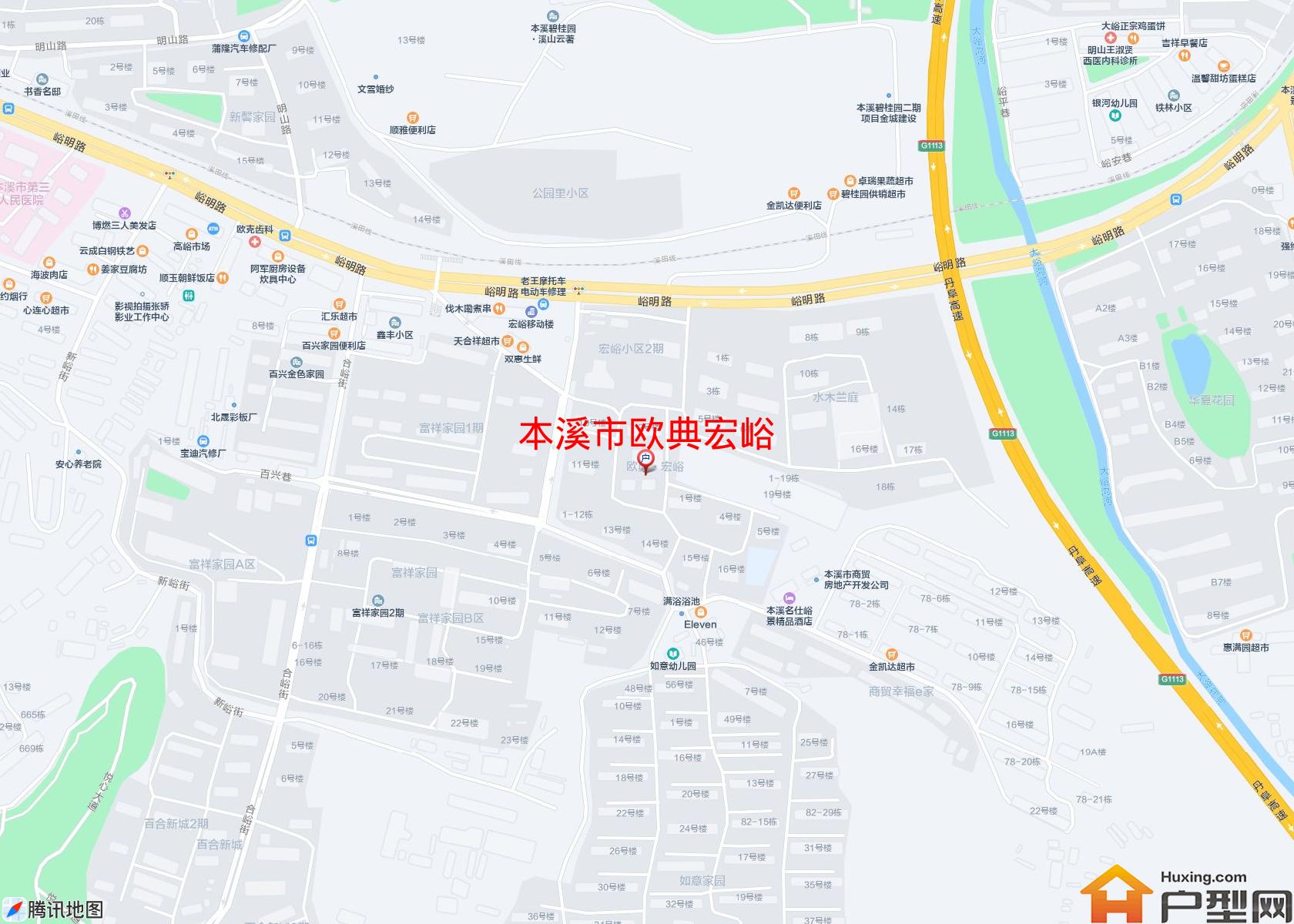 欧典宏峪小区 - 户型网