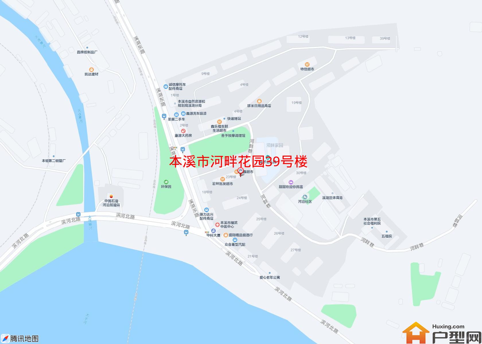 河畔花园39号楼小区 - 户型网