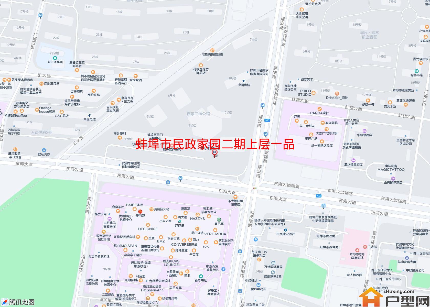 民政家园二期上层一品小区 - 户型网