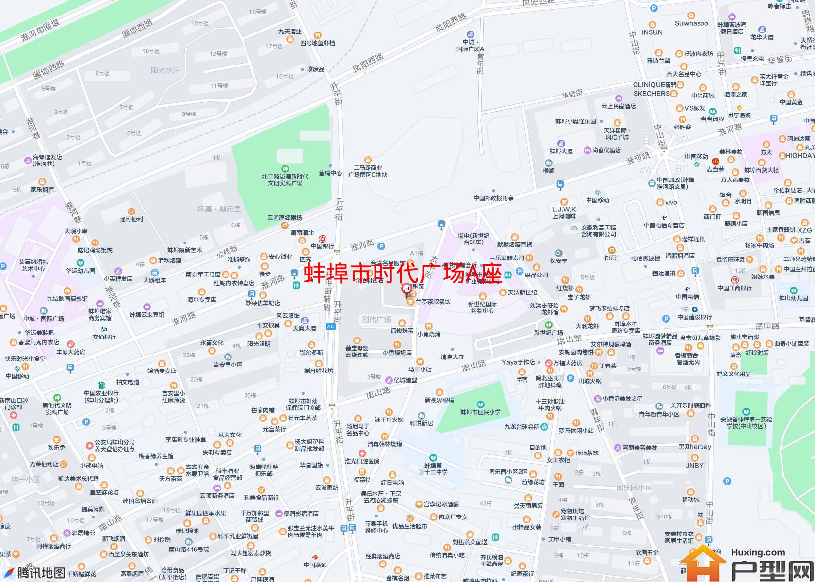 时代广场A座小区 - 户型网