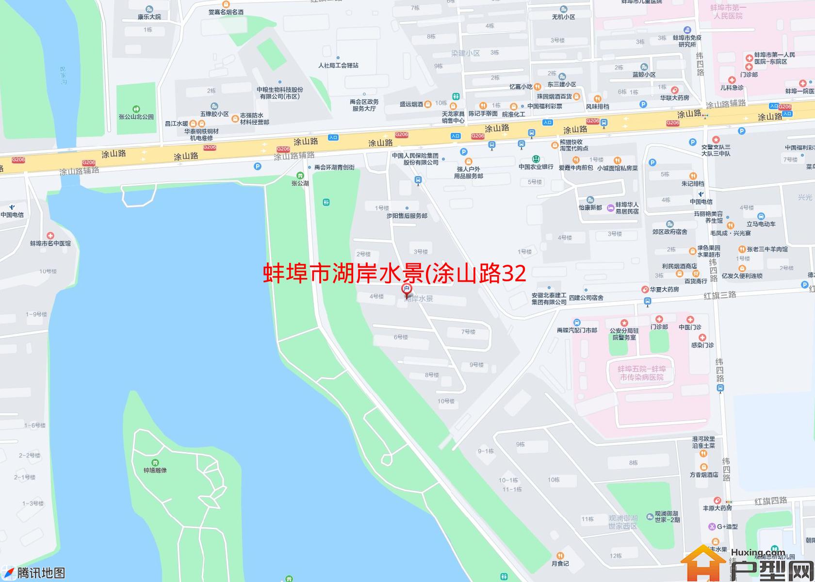 湖岸水景(涂山路326号)小区 - 户型网