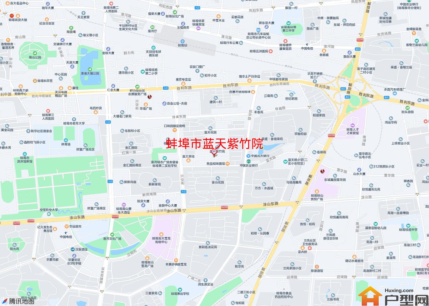 蓝天紫竹院小区 - 户型网