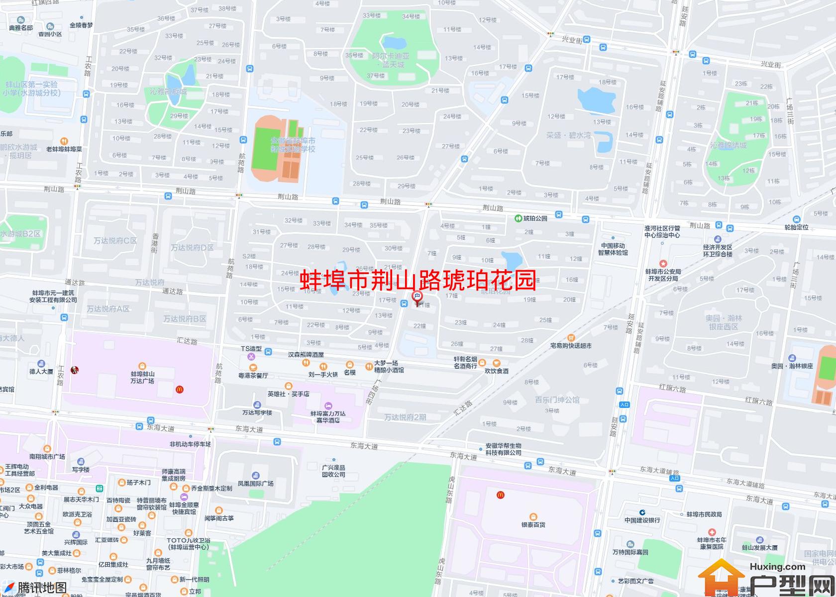 荆山路琥珀花园小区 - 户型网