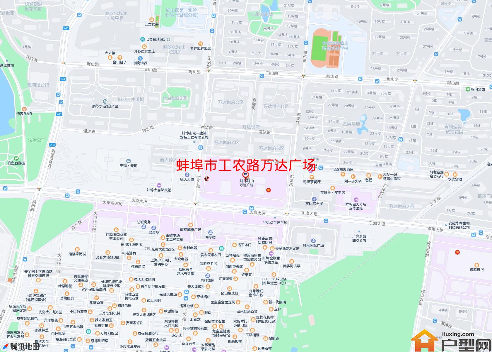 工农路万达广场小区 - 户型网