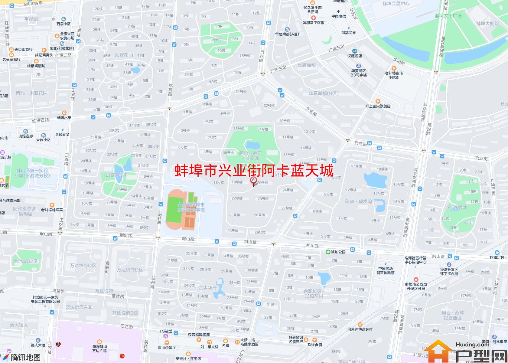 兴业街阿卡蓝天城小区 - 户型网