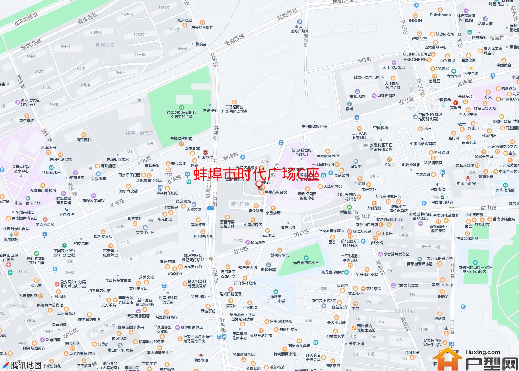 时代广场C座小区 - 户型网