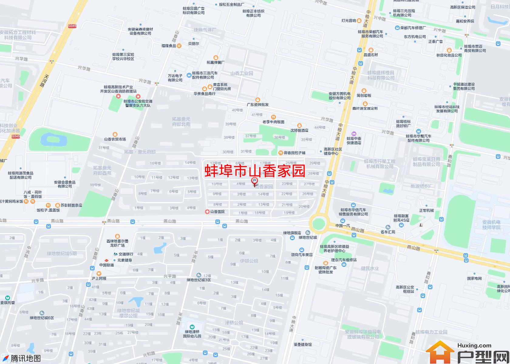 山香家园小区 - 户型网