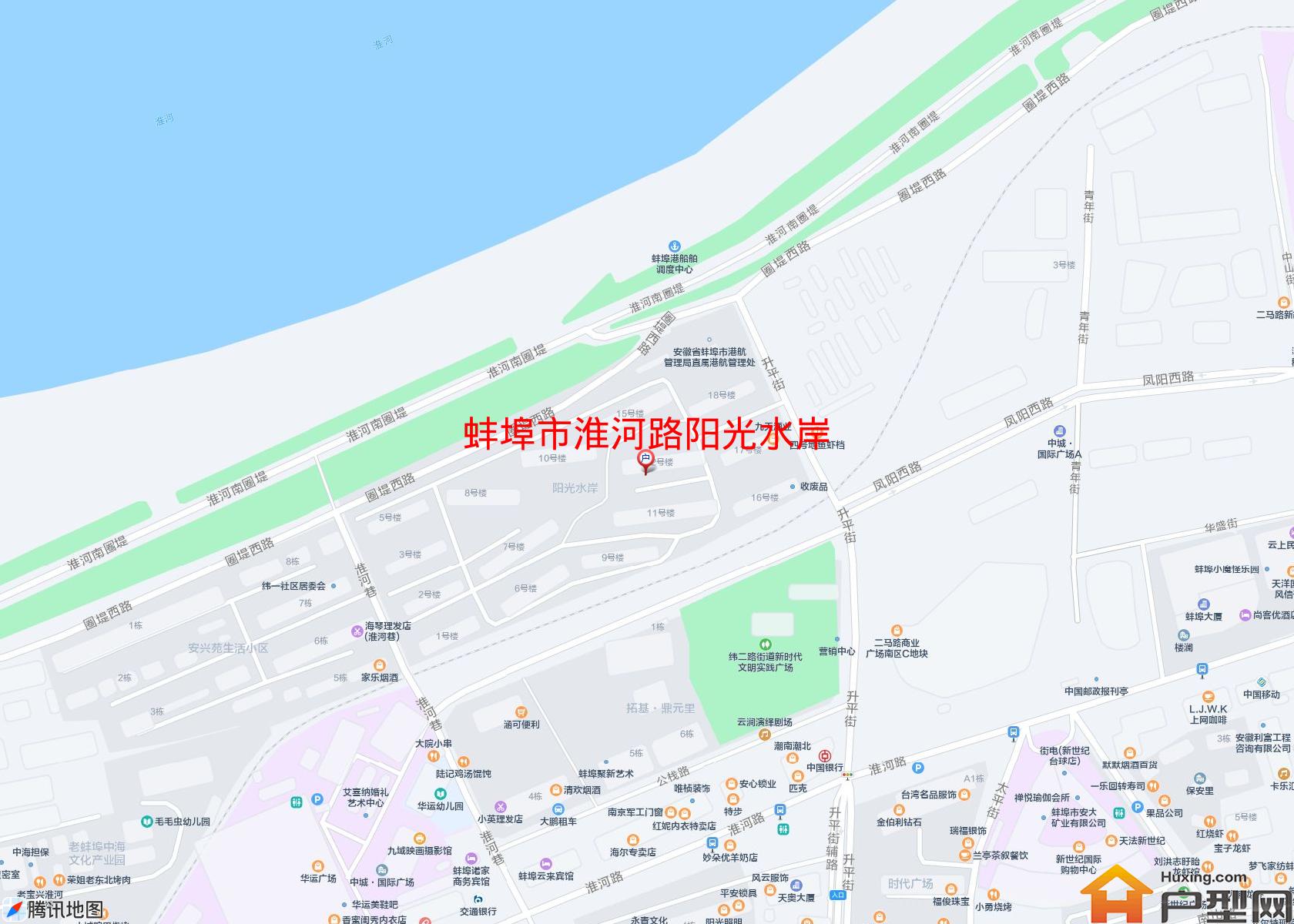 淮河路阳光水岸小区 - 户型网