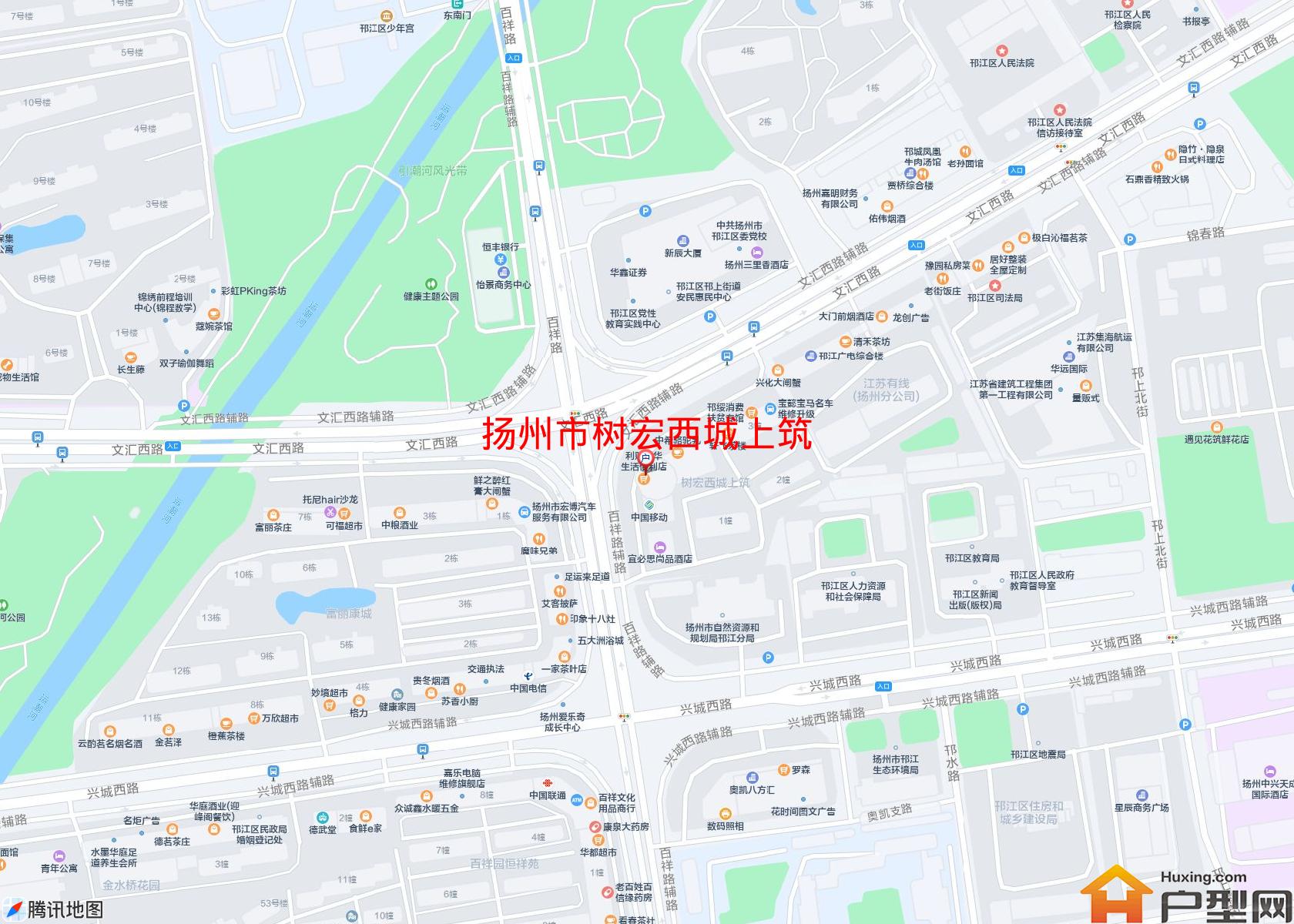 树宏西城上筑小区 - 户型网