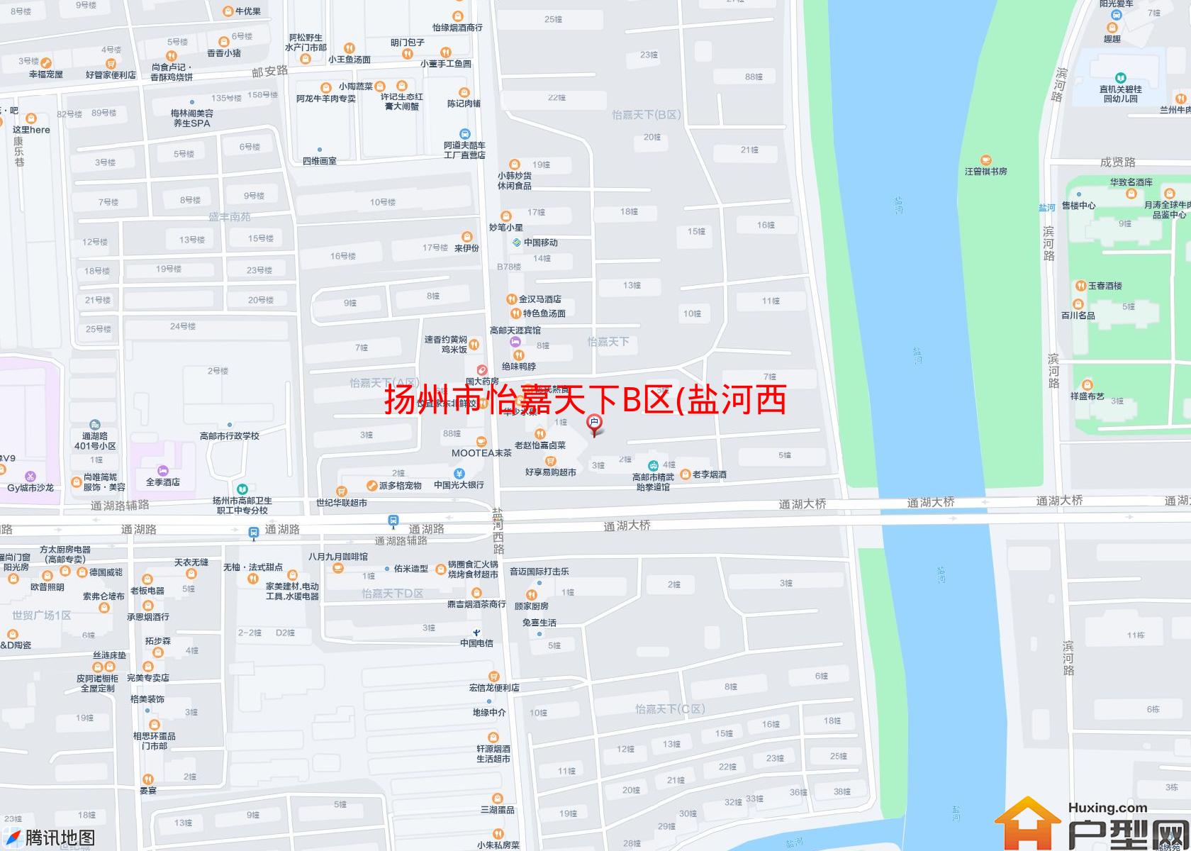 怡嘉天下B区(盐河西路59号)小区 - 户型网