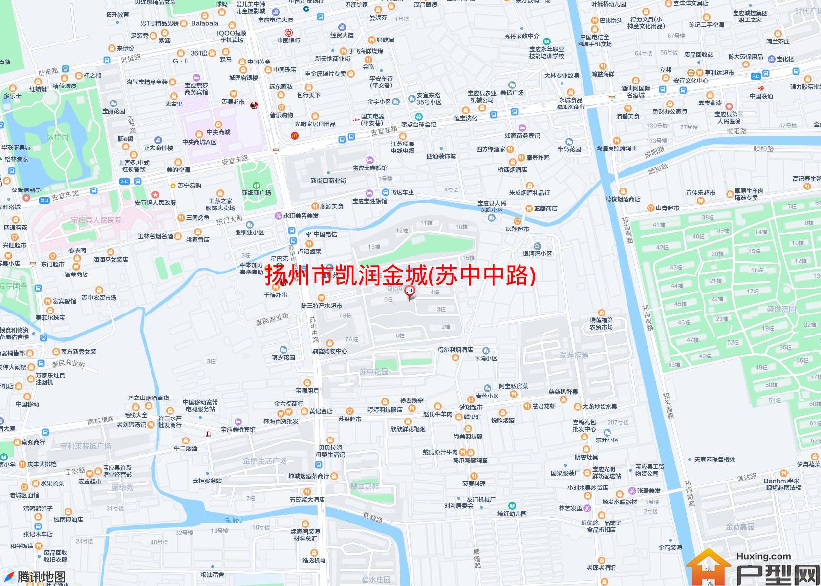 凯润金城(苏中中路)小区 - 户型网