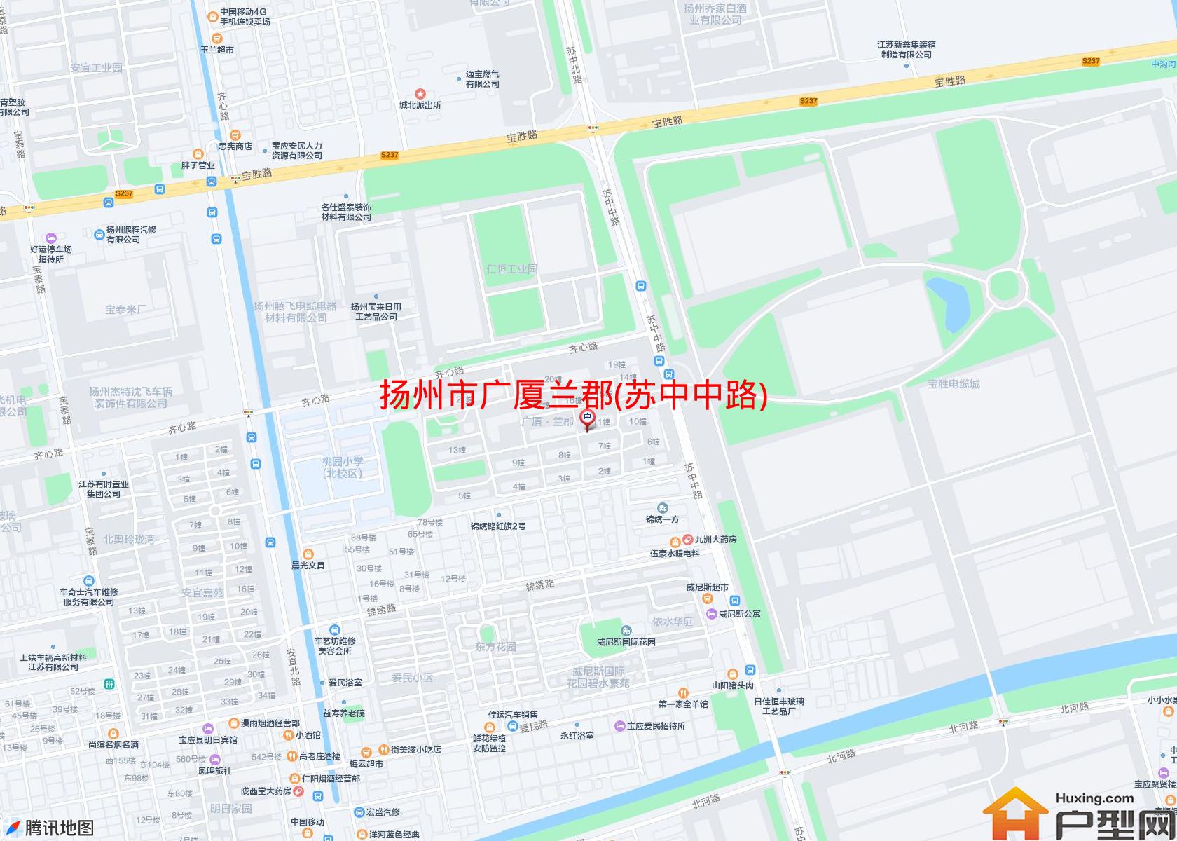 广厦兰郡(苏中中路)小区 - 户型网
