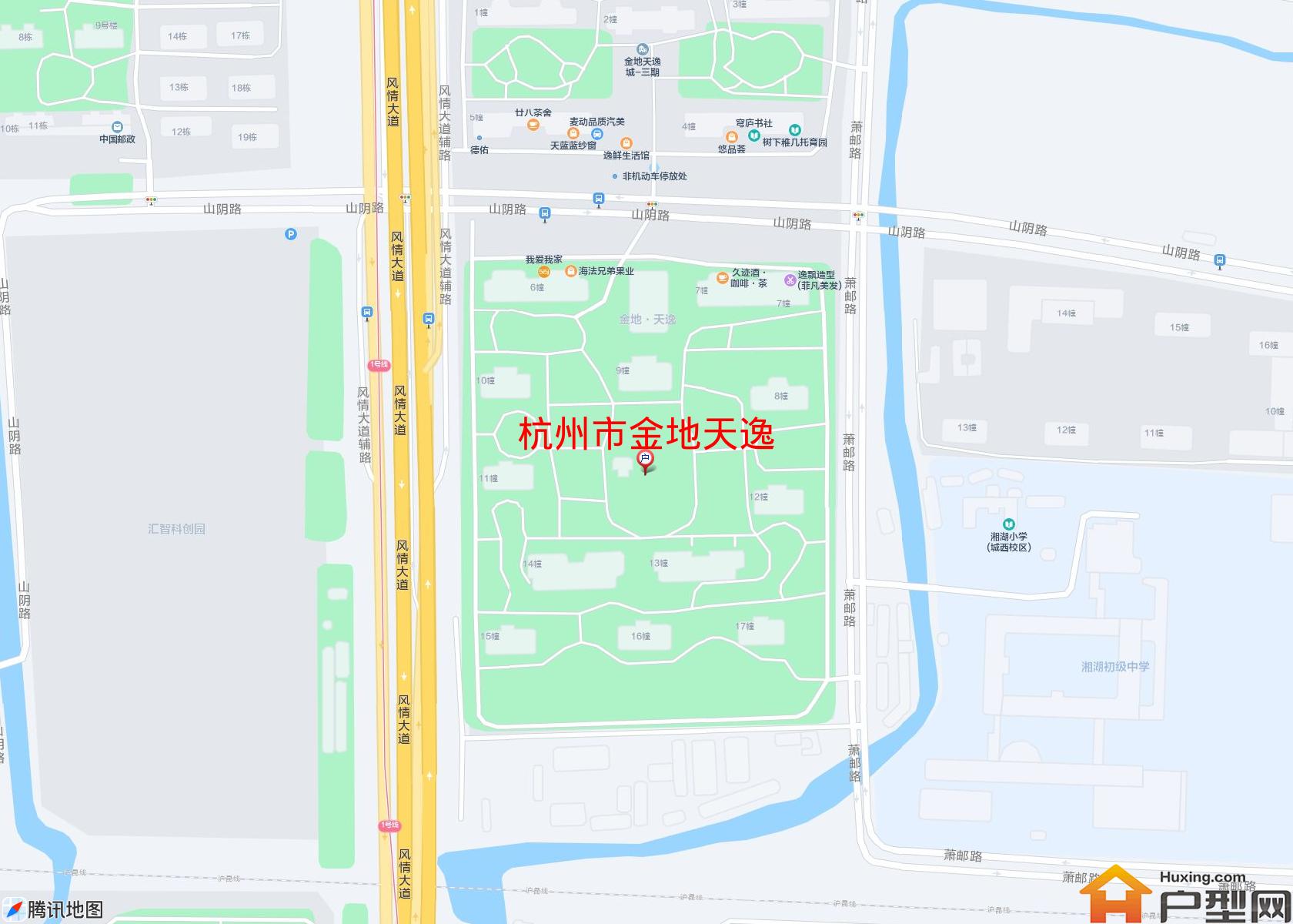 金地天逸小区 - 户型网