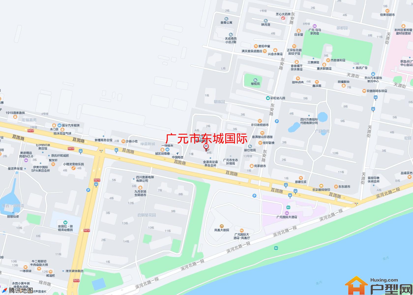 东城国际小区 - 户型网