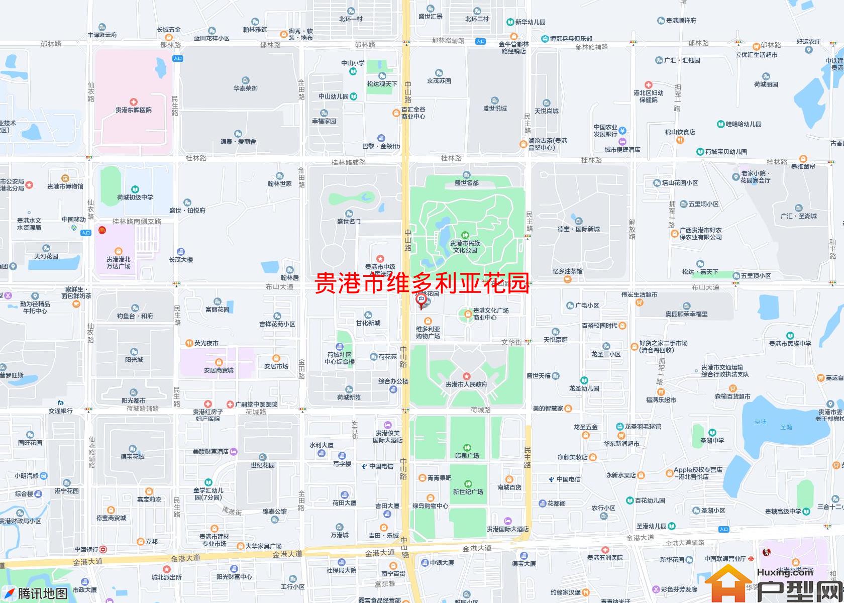 维多利亚花园小区 - 户型网
