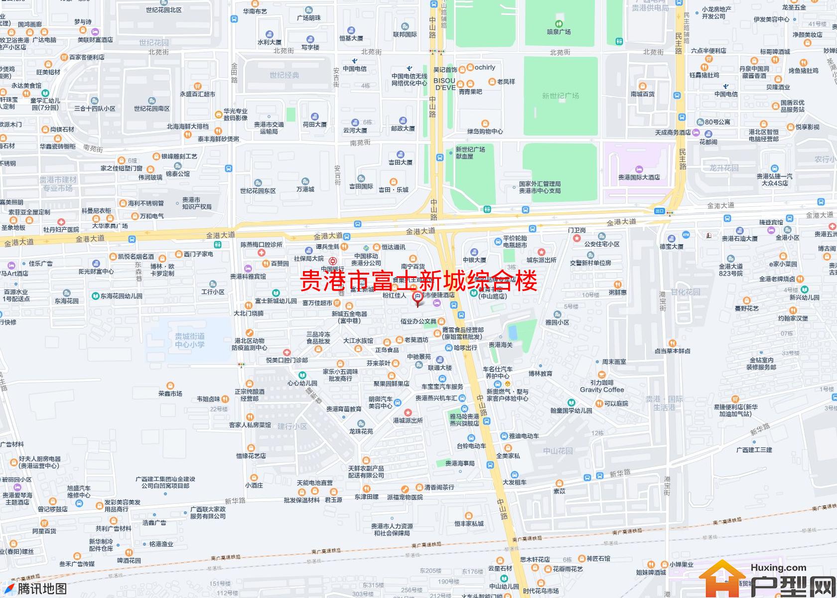 富士新城综合楼小区 - 户型网