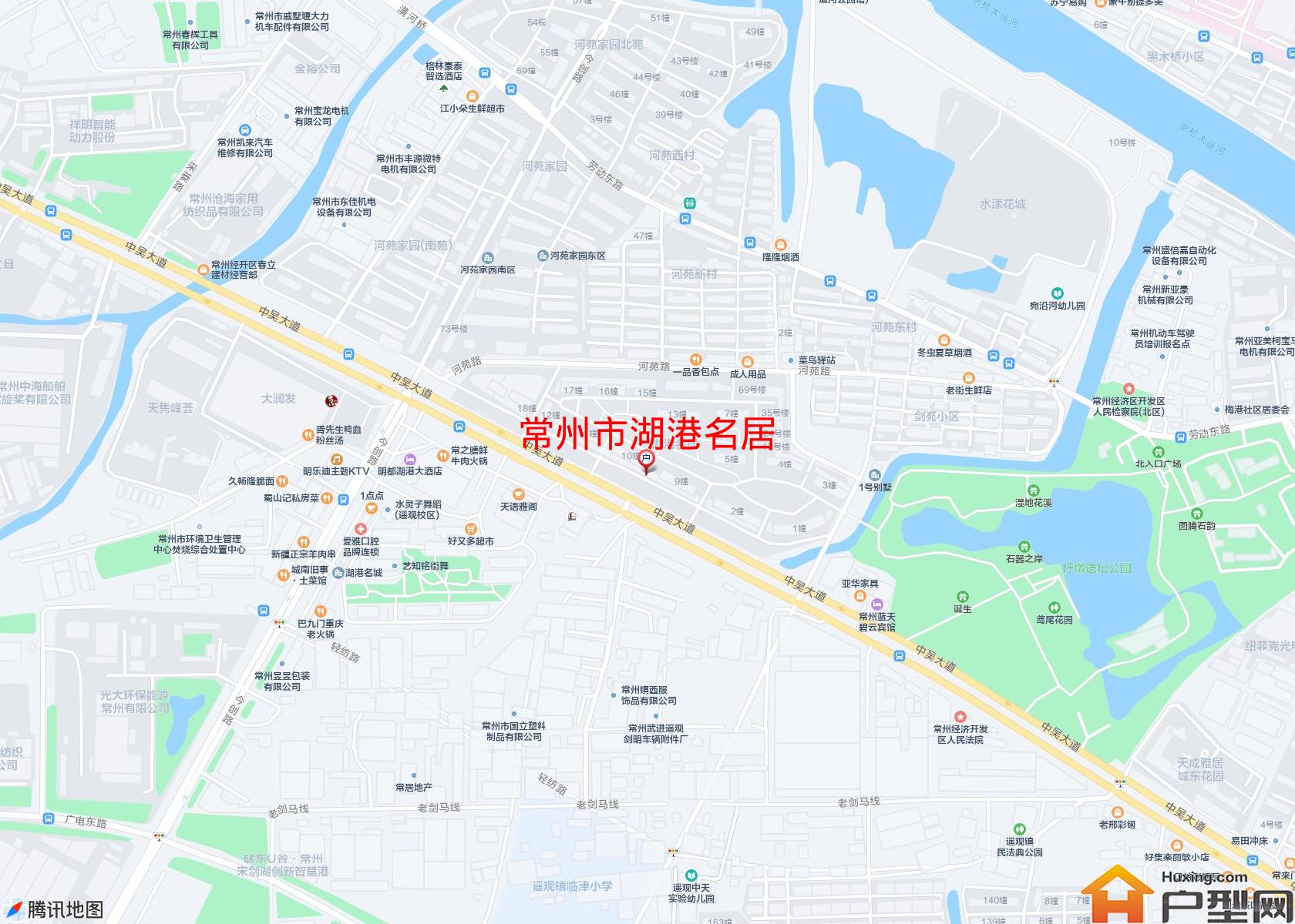 湖港名居小区 - 户型网