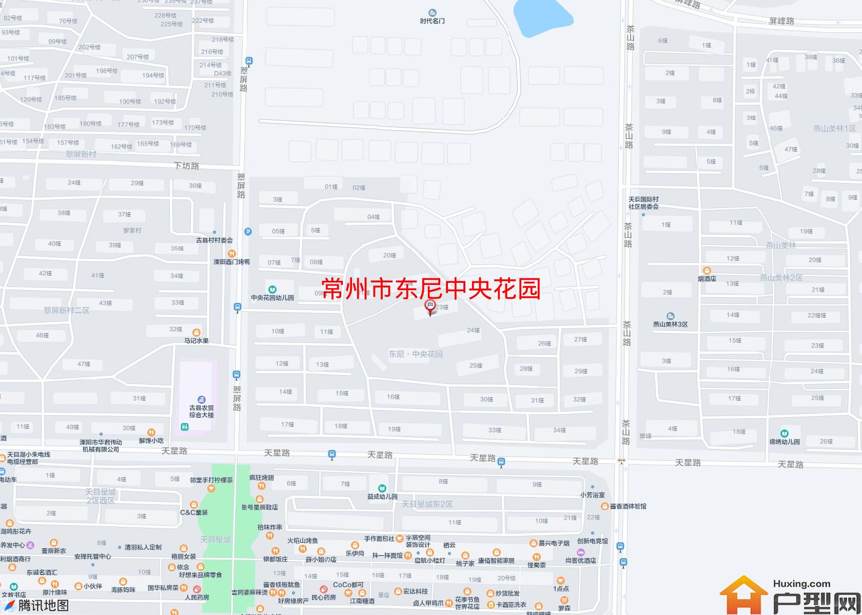 东尼中央花园小区 - 户型网