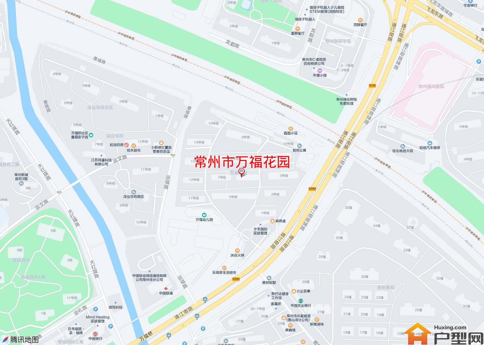 万福花园小区 - 户型网