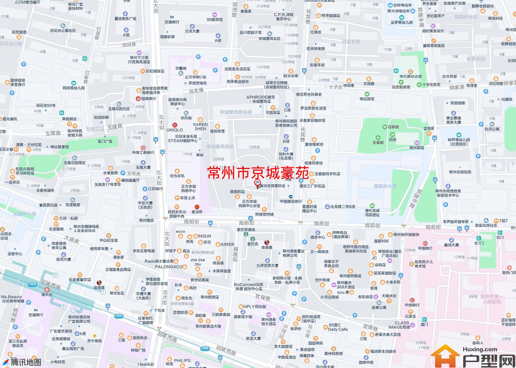 京城豪苑小区 - 户型网