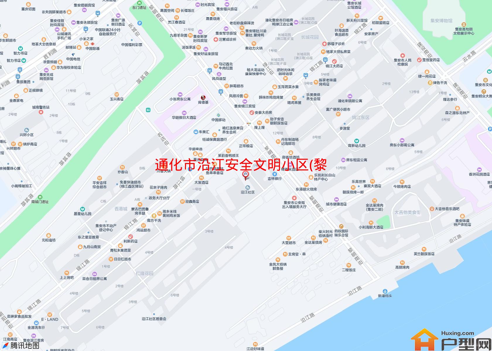 沿江安全文明小区(黎明街)小区 - 户型网