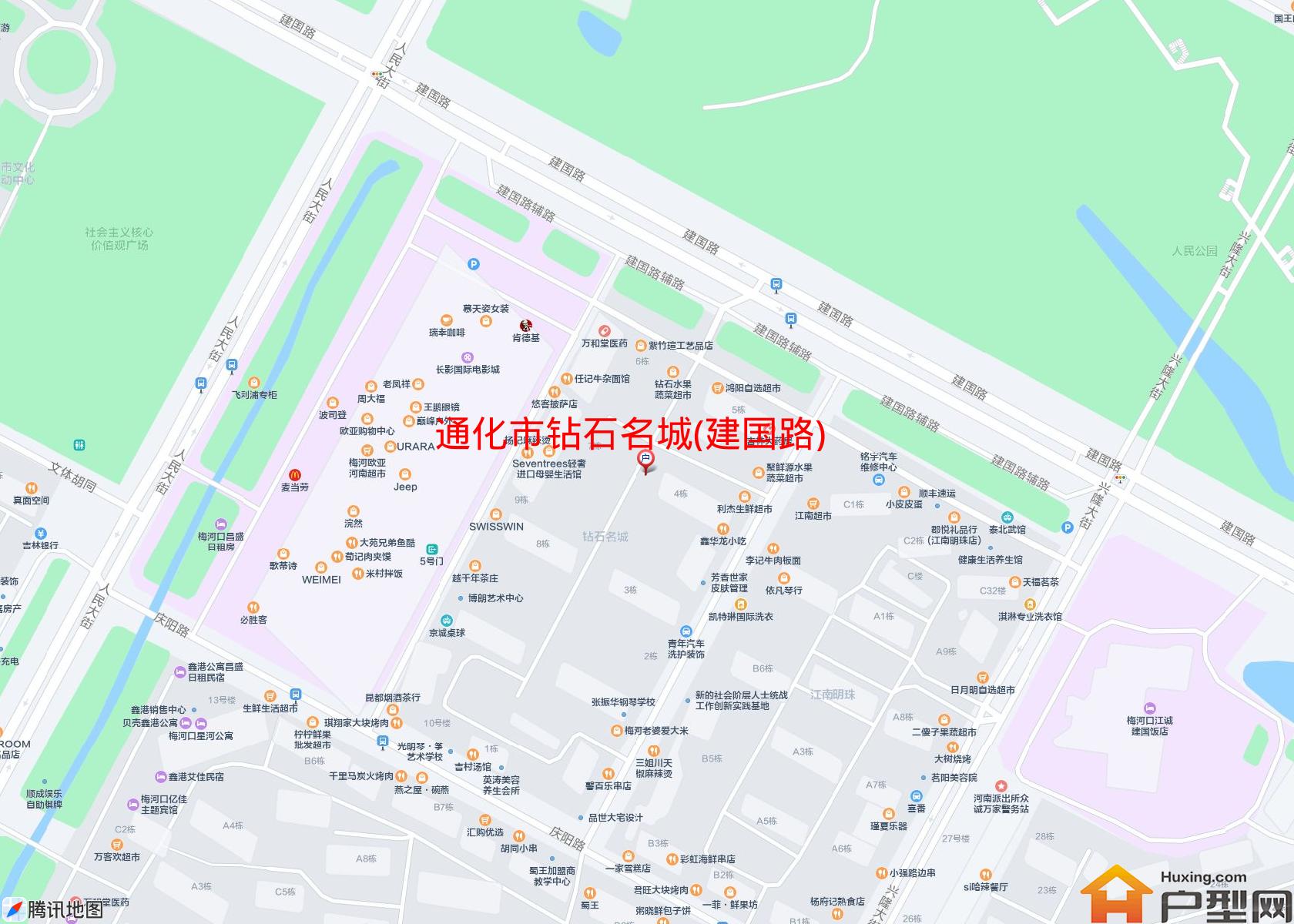 钻石名城(建国路)小区 - 户型网