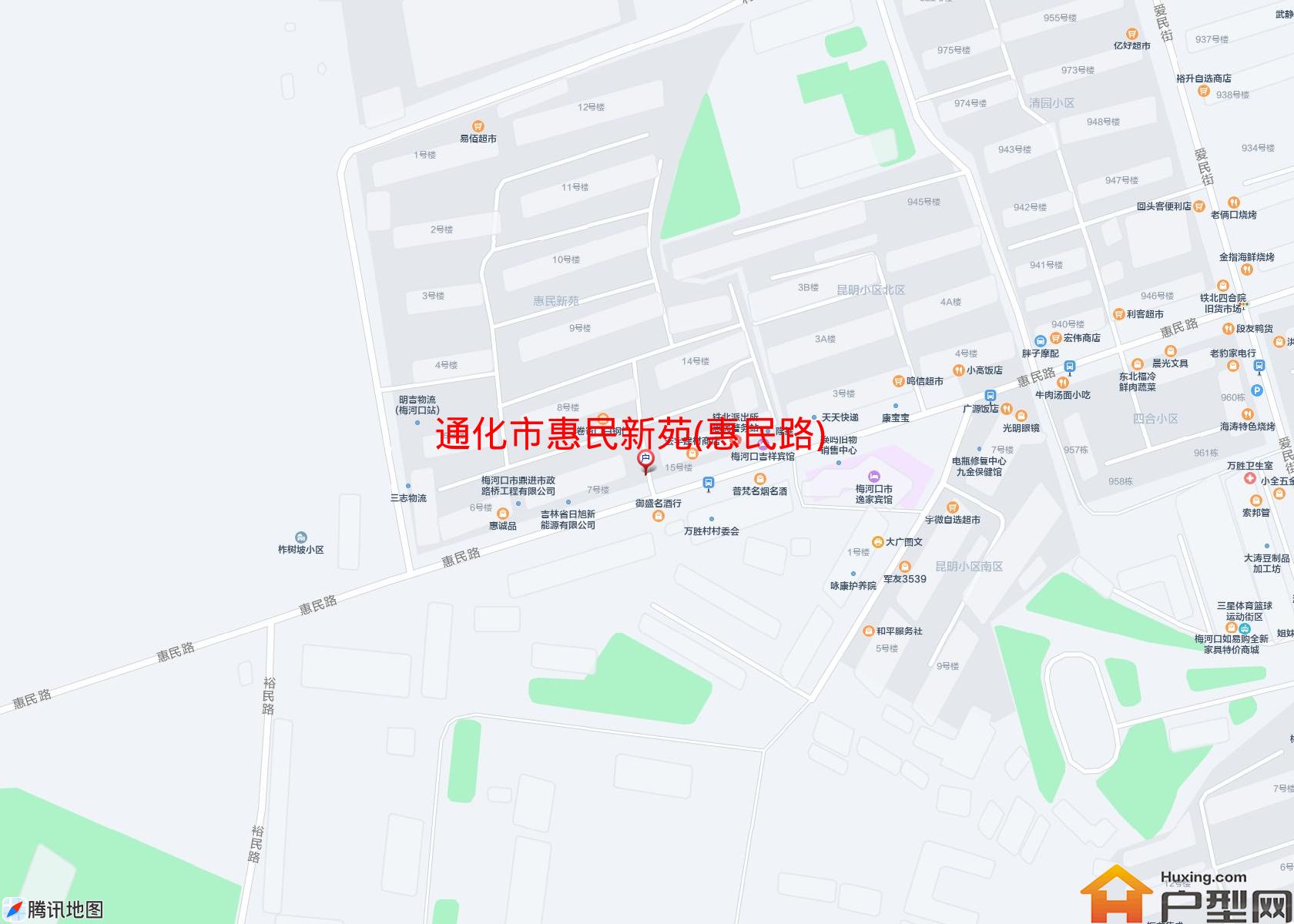 惠民新苑(惠民路)小区 - 户型网