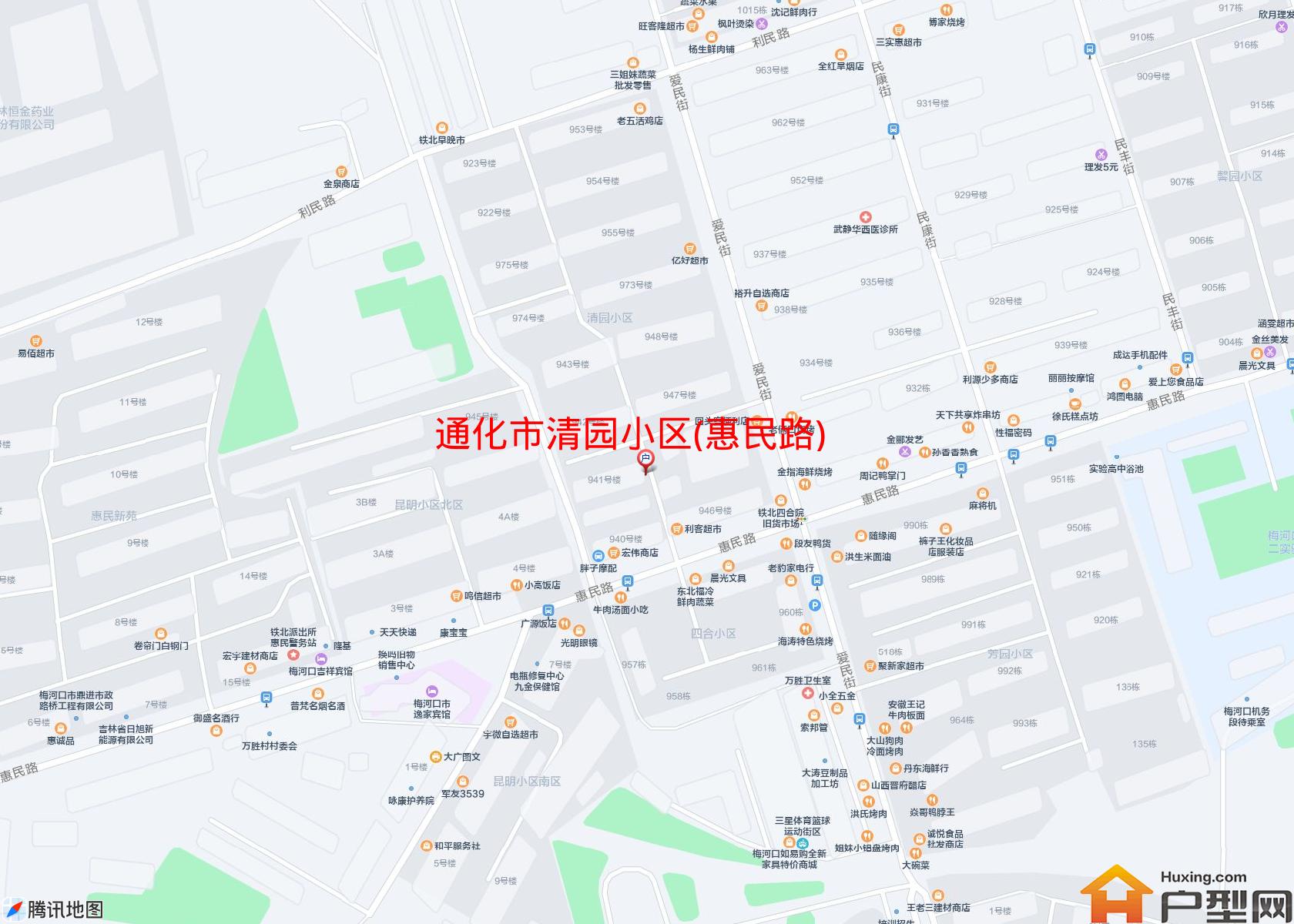 清园小区(惠民路)小区 - 户型网